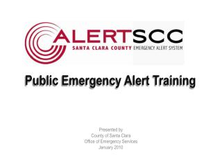 Public Emergency Alert Training