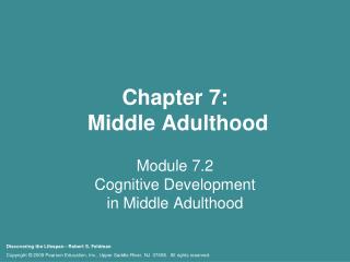 Chapter 7: Middle Adulthood