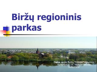 Biržų regioninis parkas