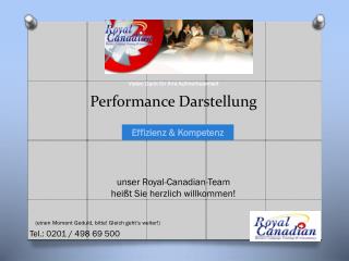 Performance Darstellung