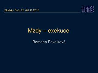 Mzdy – exekuce