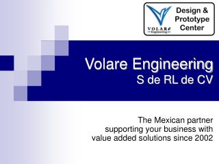 Volare Engineering S de RL de CV