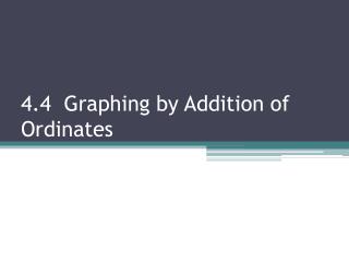 4.4 Graphing by Addition of Ordinates