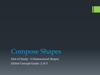 Compose Shapes