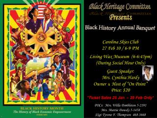 Black Heritage Committee Presents