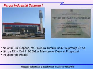 Parcul Industrial Tetarom I