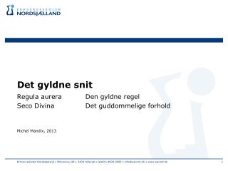 Det gyldne snit