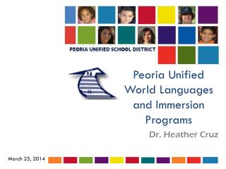 Peoria Unified World Languages and Immersion Programs