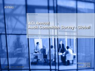 ACI Annual Audit Committee Survey - Global