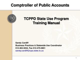 Comptroller of Public Accounts