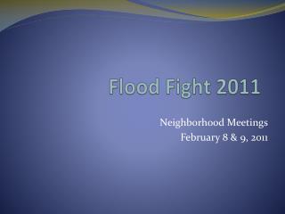 Flood Fight 2011