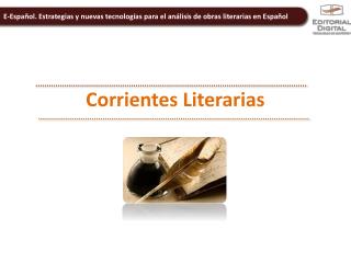 E-Español. Estrategias y nuevas tecnologías para el análisis de obras literarias en Español