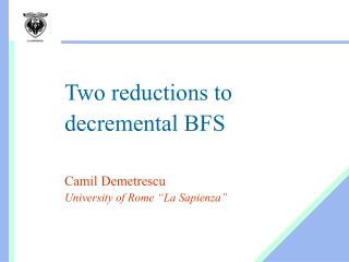 Two reductions to decremental BFS