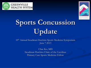 Sports Concussion Update