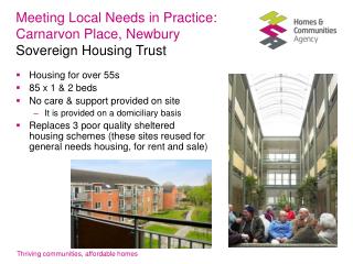 Meeting Local Needs in Practice : Carnarvon Place, Newbury Sovereign Housing Trust