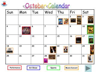 October Calendar