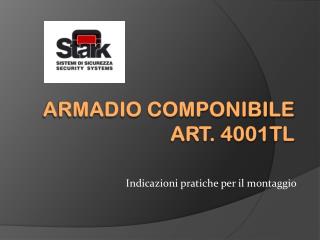 ARMADIO COMPONIBILE ART. 4001TL