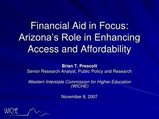 Financial Aid in Focus: Arizona’s Role in Enhancing Access and Affordability