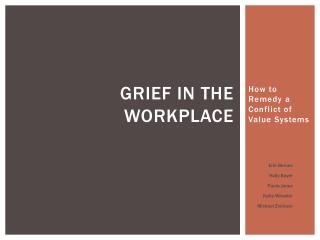 Grief in the Workplace