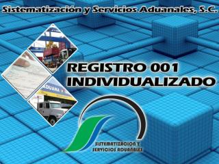 ¿QUE ES EL REGISTRO 001?