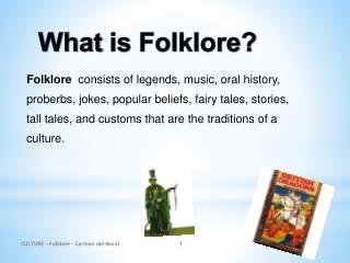 What is Folklore?