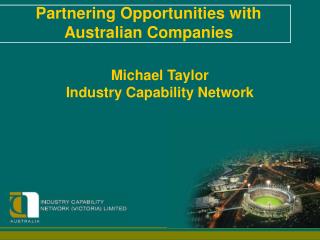 Michael Taylor Industry Capability Network
