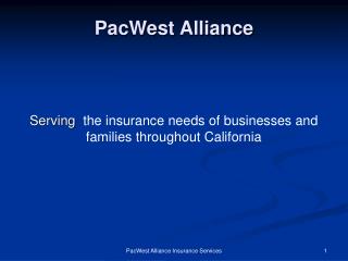 PacWest Alliance