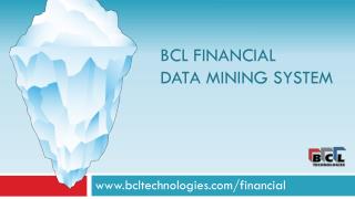 BCL Financial Data Mining System