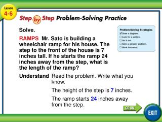 Lesson 4-6 Example 5