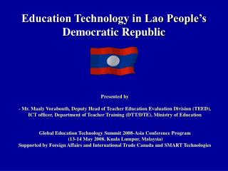 Education Technology in Lao People’s Democratic Republic