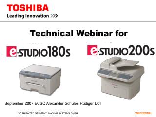 Technical Webinar for