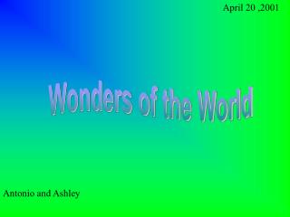 Wonders of the World