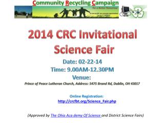 2014 CRC Invitational Science Fair