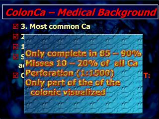 ColonCa – Medical Background