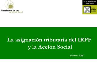 La asignación tributaria del IRPF y la Acción Social