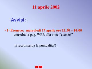 11 aprile 2002