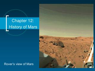 Chapter 12: History of Mars