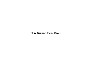 The Second New Deal
