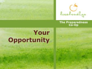 Your Opportunity