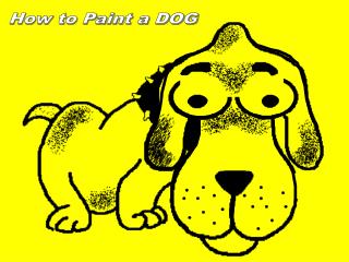 How to Paint a DOG