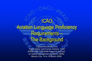 ICAO Aviation Language Proficiency Requirements – The Background