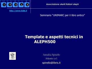 Associazione utenti Italiani aleph