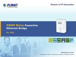 500M Nano Powerline Ethernet Bridge