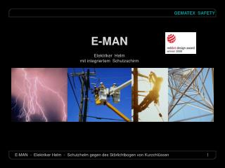 E-MAN Elektriker Helm mit integriertem Schutzschirm