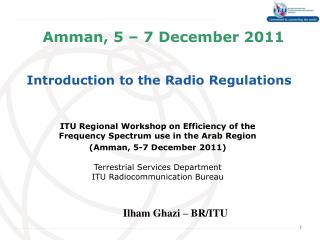 Amman, 5 – 7 December 2011