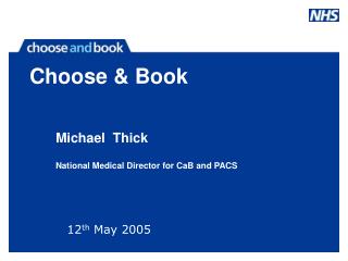 Choose &amp; Book