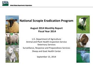 National Scrapie Eradication April 2014 Monthly Report