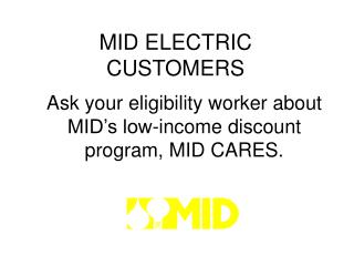 MID ELECTRIC CUSTOMERS