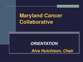 Maryland Cancer Collaborative