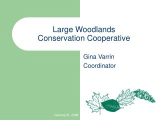 Large Woodlands Conservation Cooperative